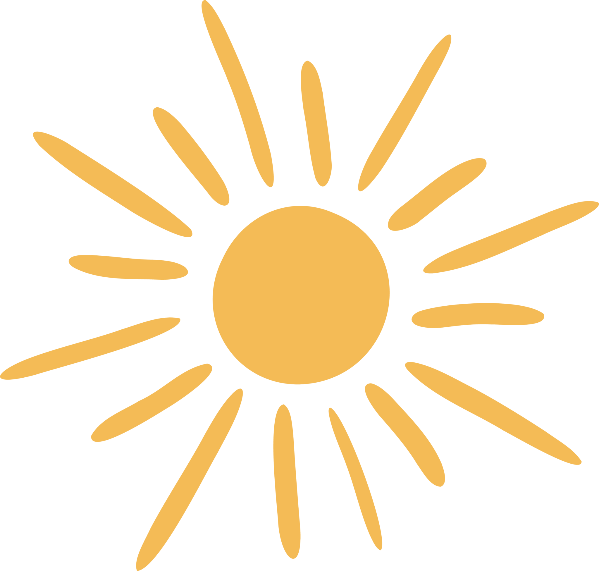 La Guay Yellow Sun Graphic